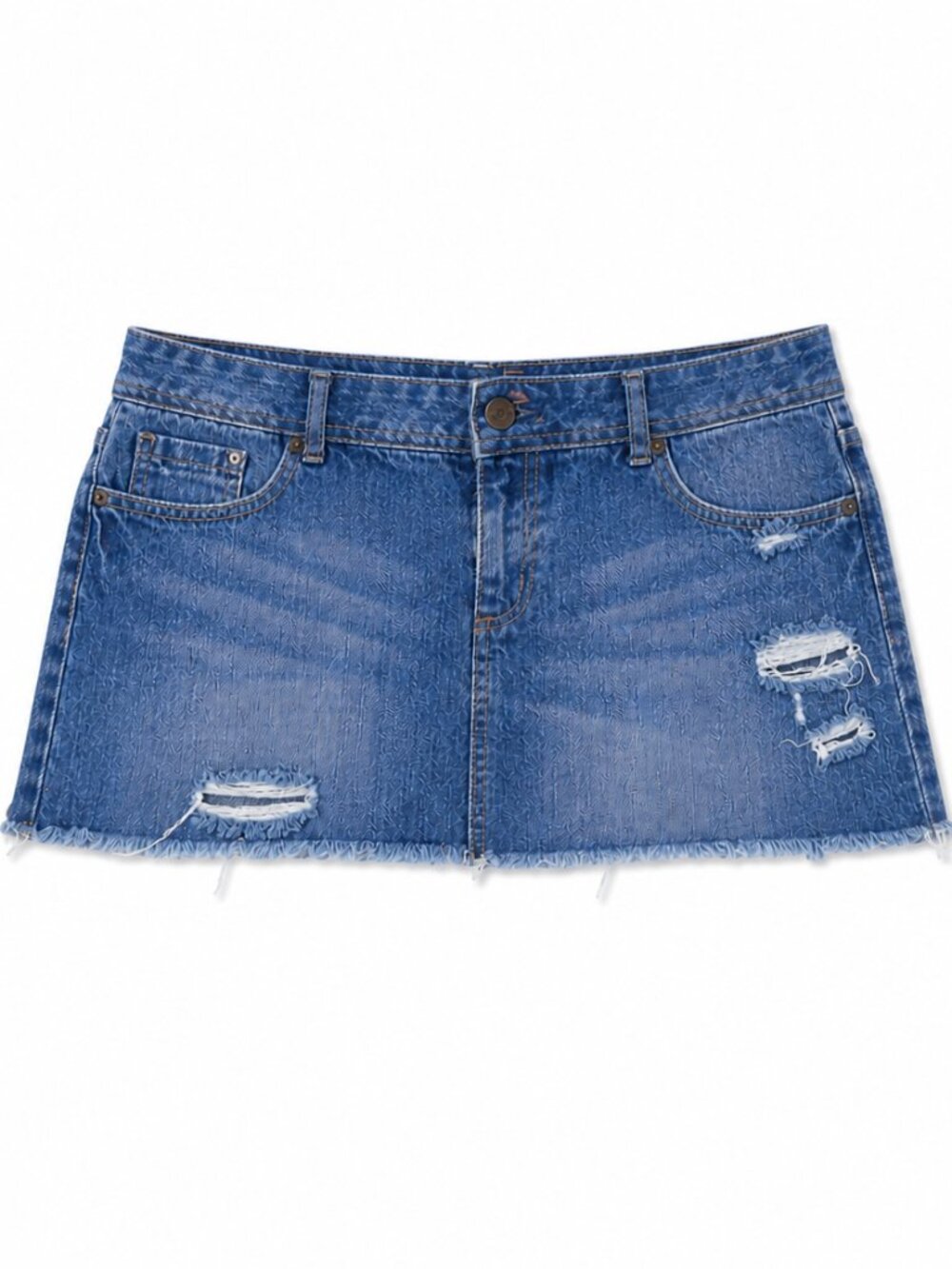 Rue21 Y2K Micro Mini skirt, Medium Wash Denimin, Size 13
